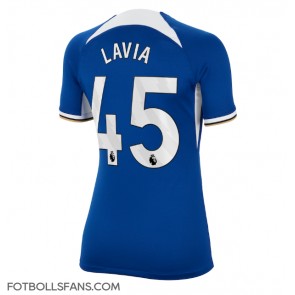 Chelsea Romeo Lavia #45 Replika Hemmatröja Damer 2023-24 Kortärmad